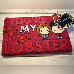 Friends Rachel & Ross You're My Lobster Pencil Case Makeup Pouch Bag
